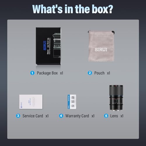 SIRUI Saturn 75mm T2.9 Anamorphic Cine Lens VIP