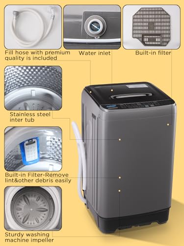 Krib Bling Full-Automatic Washing Machine with LED Display