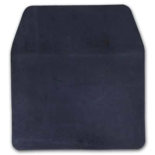 Blue Leather Laptop Sleeve for 13-14 Inch MacBook