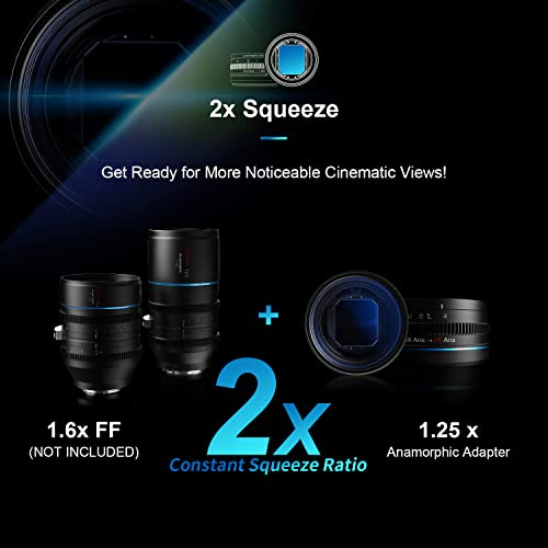 SIRUI 1.25x T2.9 Anamorphic Adapter for Venus Lens