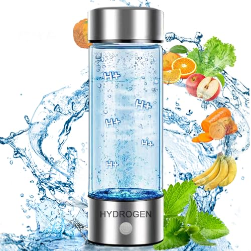2024 Hydrogen Water Ionizer Portable Bottle Silver