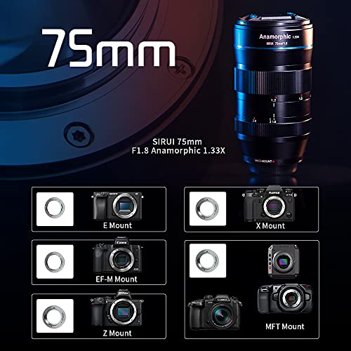 SIRUI Blue Flare Anamorphic Lens for E Mount