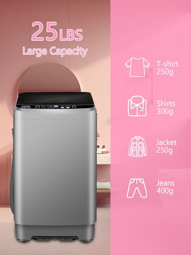 KRIB BLING 25 lbs Full Automatic Washing Machine