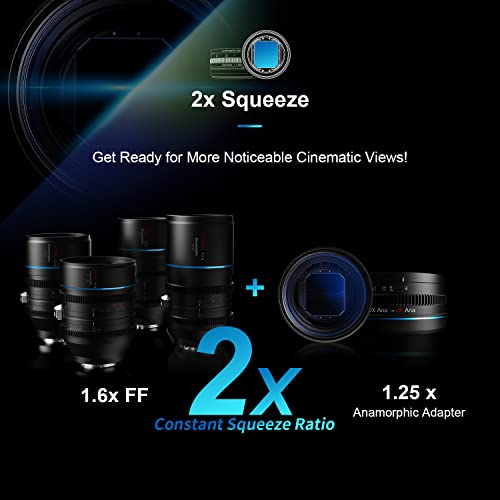 Anamorphic Lens Set with L-Mount and Adapter