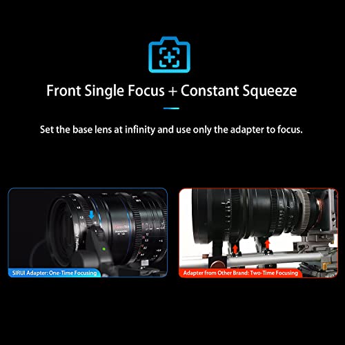 SIRUI 1.25x T2.9 Anamorphic Adapter for Venus Lens