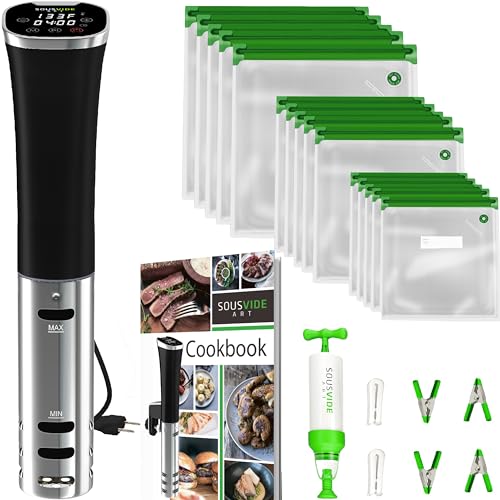 SOUSVIDE ART Immersion Cooker Kit with Digital Timer