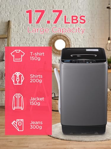 KRIB BLING Automatic Washing Machine with LED Display