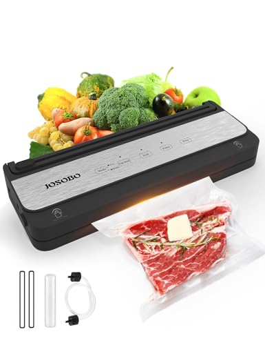 Powerful Food Sealer with Built-in Cutter & Bags