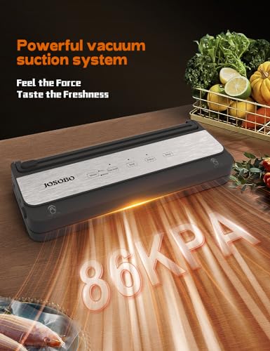 Powerful Food Sealer with Built-in Cutter & Bags