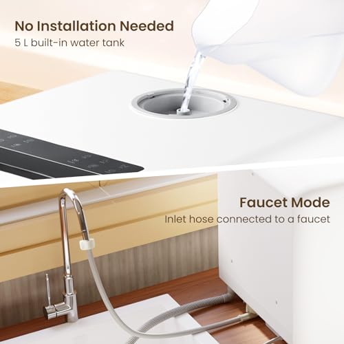 HAVA Countertop Dishwasher, Upgraded Model with 8 Wash Programs