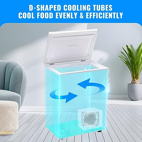 DEMULLER Ultra-Low Temperature Chest Freezer for Home/Kitchen/Office