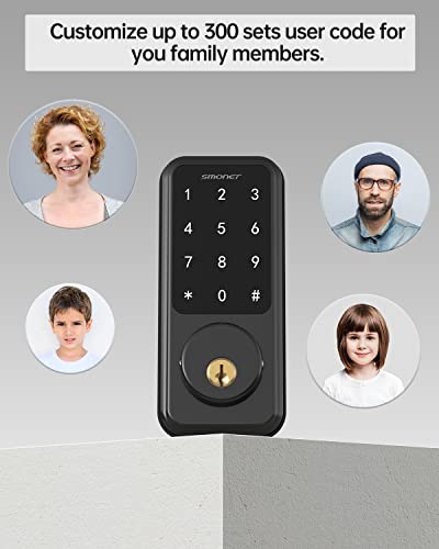 SMONET Smart Touchscreen Deadbolt for Keyless Entry