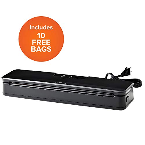 Anova Precision Vacuum Sealer with 10 Bags for Sous Vide