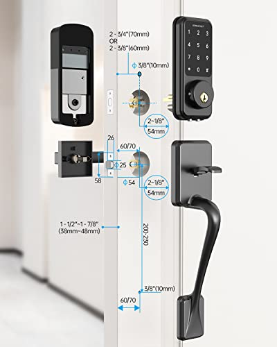 SMONET Smart Touchscreen Deadbolt for Keyless Entry