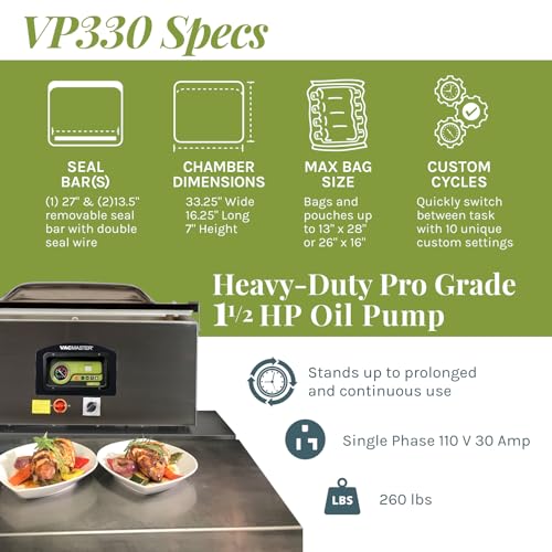 VacMaster VP330 Chamber Vacuum Sealer - VIP Shopper