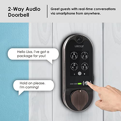 Lockly Secure Pro Smart Lock with Vision Camera