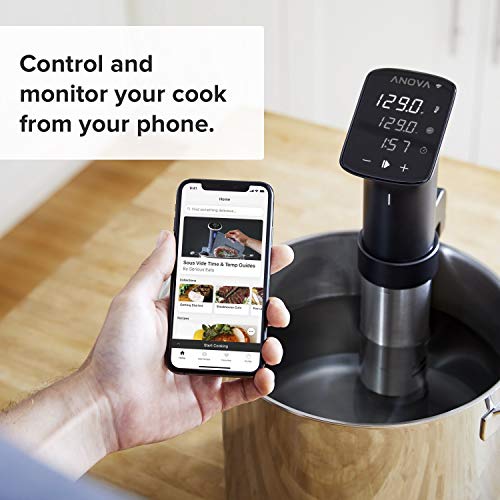 Anova Pro Sous Vide Cooker - 1200W, Black/Silver