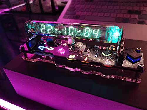 IV18 Nixie Tube Clock with Date, Time, Temperature