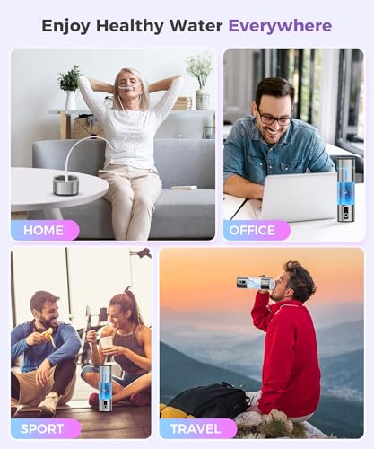 Smart Hydrogen Water Bottle with LED Display