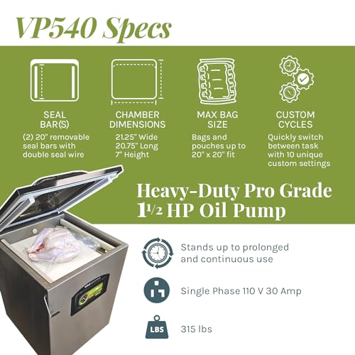 VIP VacMaster VP540 Chamber Vacuum Sealer