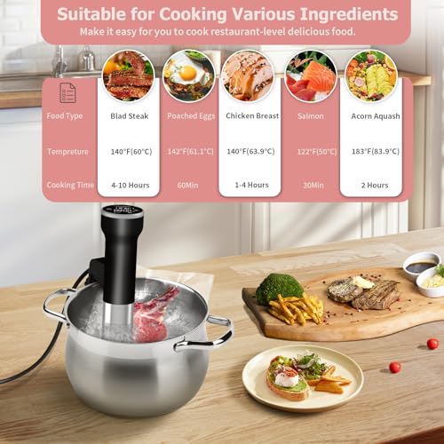 Cattleman Cuisine Sous Vide Cooker WiFi Kit, 1000W