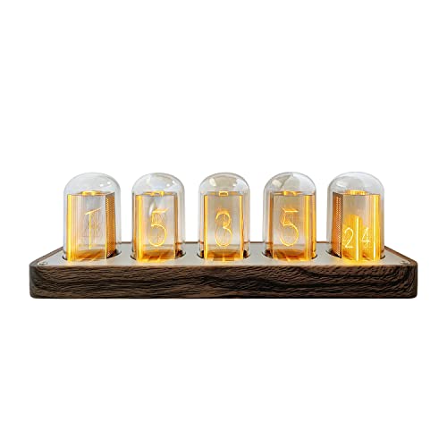 Glowing LED Nixie Tube Clock Modern Home Decor