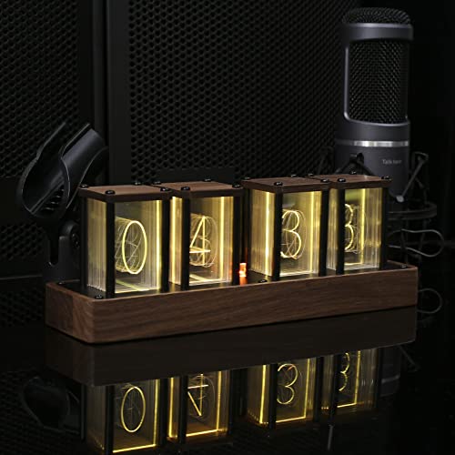 Nixie Tube Clock with Wi-Fi Support, Alarm, and Retro Design