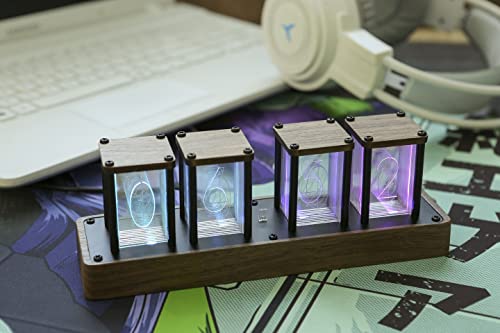 Nixie Tube Clock with Wi-Fi Support, Alarm, and Retro Design