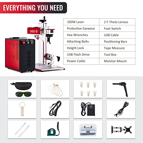 OMTech Fiber Laser Marking Machine Bundle