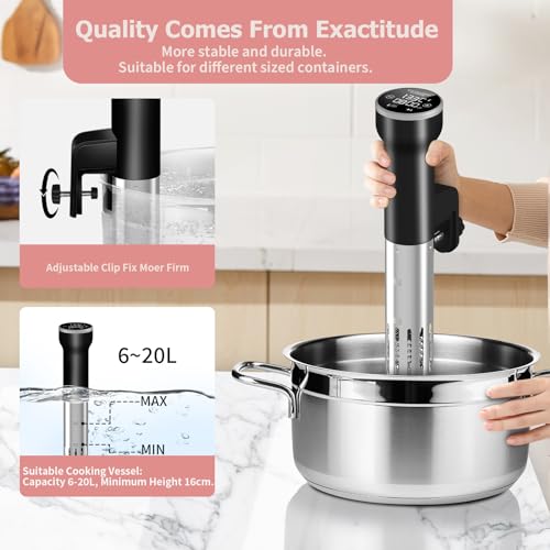 Cattleman Cuisine Sous Vide Cooker WiFi Kit, 1000W