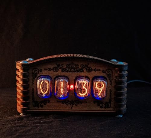 DIY Nixie Tube Clock Kit – 12 Hour Format