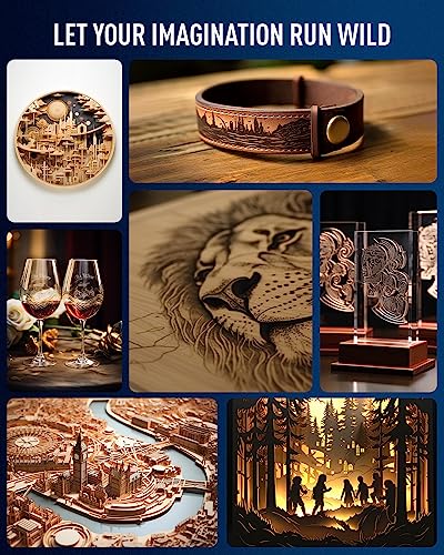 130W CO2 Laser Engraver for Wood, Glass, Acrylic