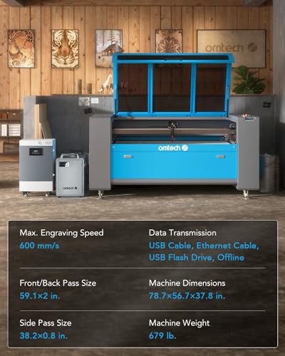 130W CO2 Laser Engraver for Wood, Glass, Acrylic