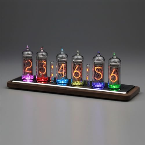TPHRAVAL Nixie Tube Clock with Voice Chime & WiFi