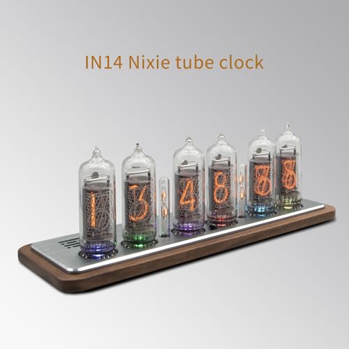 TPHRAVAL Nixie Tube Clock with Voice Chime & WiFi