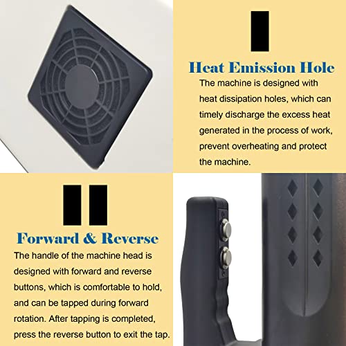 INTBUYING Electric Tapping Threading Machine 360° M6-M36 VIP