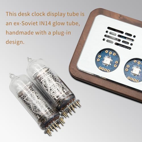 TPHRAVAL Nixie Tube Clock with Voice Chime & WiFi