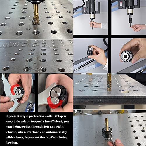 INTBUYING Electric Tapping Threading Machine 360° M6-M36 VIP