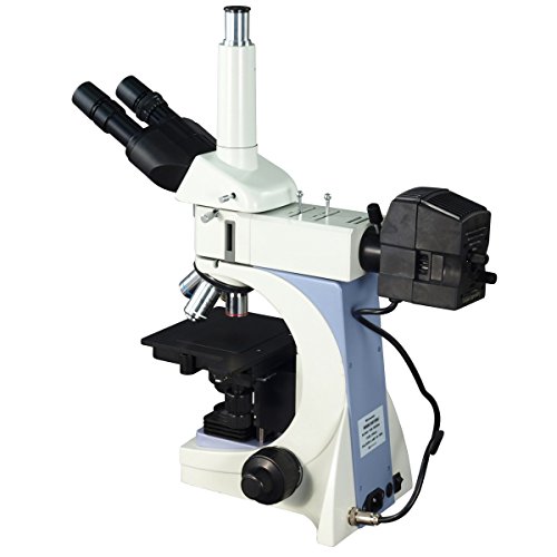 OMAX Infinity Trinocular Metallurgical Microscope with Dual Lighting