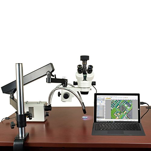 OMAX USB3.0 Digital Stereo Microscope with LED Light