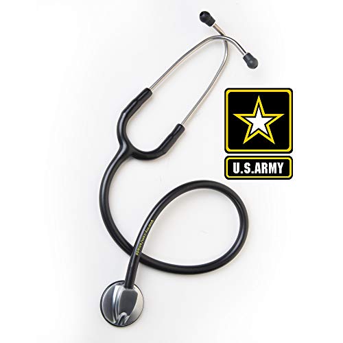 U.S. Army Cardiology Stethoscope - 20 Units - Black