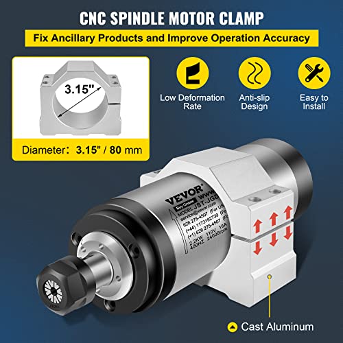 2.2KW CNC Spindle Motor Kit with VFD & Collet