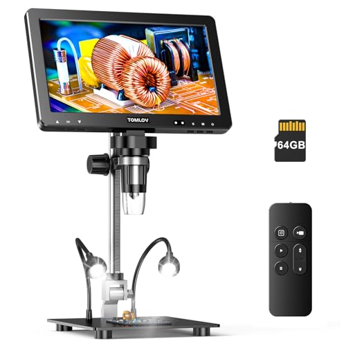 TOMLOV DM9 Max 10.1" HD IPS HDMI Microscope