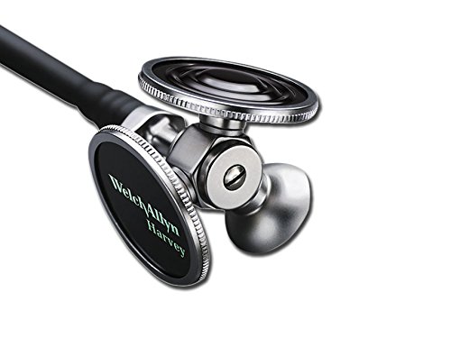 Welch Allyn 5079-321 Harvey DLX Stethoscopes - Black