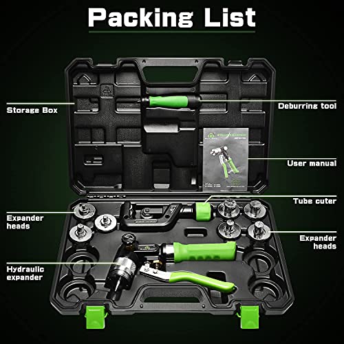 Compact Hydraulic Tube Expander Swaging Tool Kit VIP