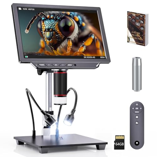 Dcorn 4K Digital Microscope - 2000X Magnification, 8