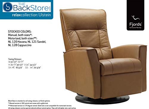 Fjords Large Swivel Relaxer Recliner Scandinavian Lounge Chair