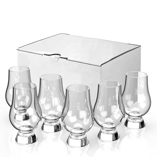 12 Miniature Glencairn Crystal Whiskey Tasting Glasses