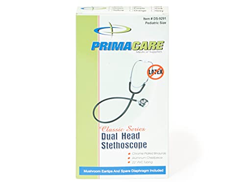 100 Pack Blue Pediatric Dual Head Stethoscope