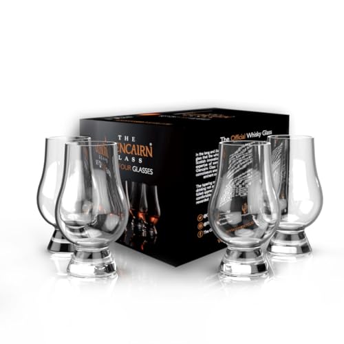 4 Pack GLENCAIRN Whiskey Glass Set in Gift Carton